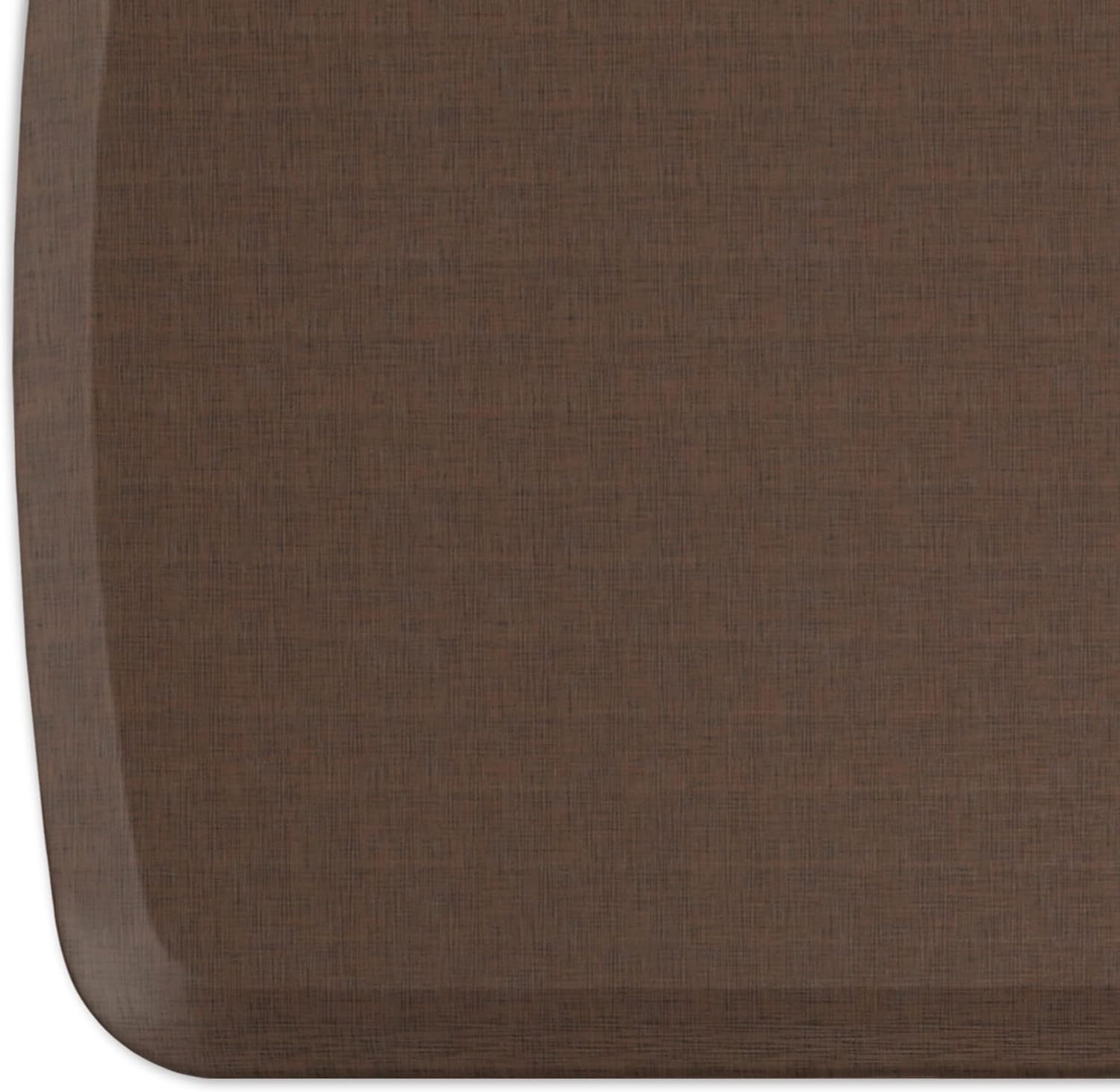 Linen truffle silicone anti-fatigue kitchen mat set, 20x36 and 20x48 inches — view 2