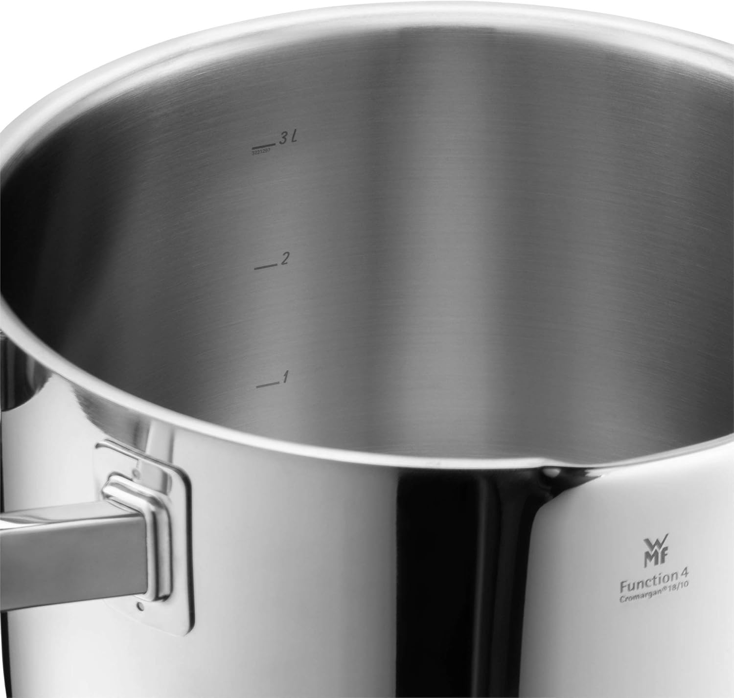 Stainless steel cookware set with transparent steamer insert, 5-piece collection for professional cooking โ view 4