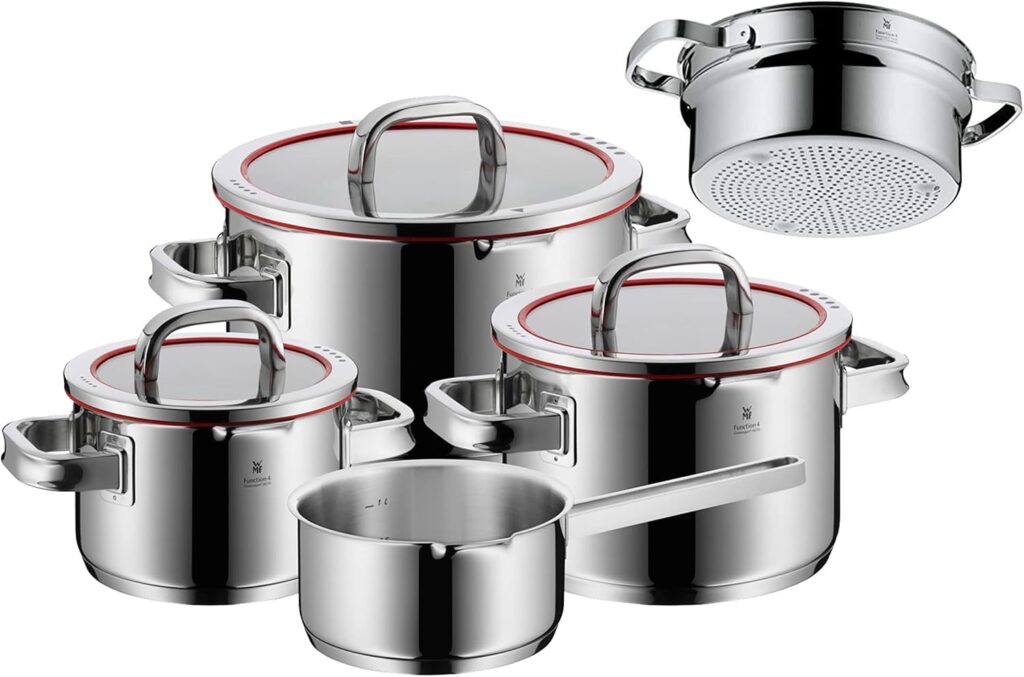 Stainless Steel Cookware Set with Steamer for Daily Cooking 2026