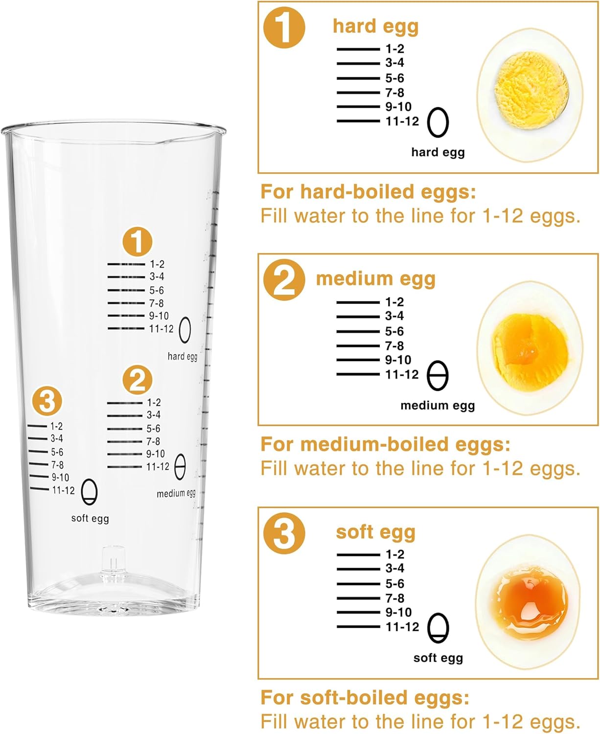 Grey plastic electric egg cooker with 12-egg capacity tray for boiling, poaching, and steaming vegetables — view 4